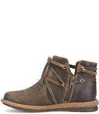 Born Tarkiln Leather Wrap Booties