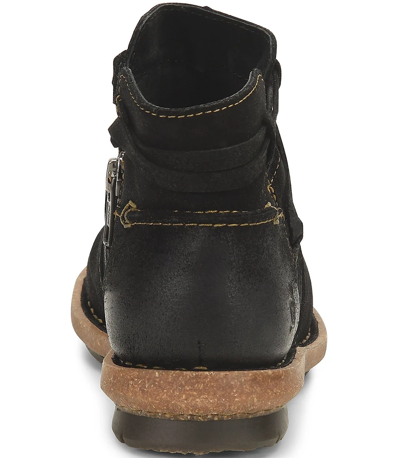 Born Tarkiln Leather Wrap Booties