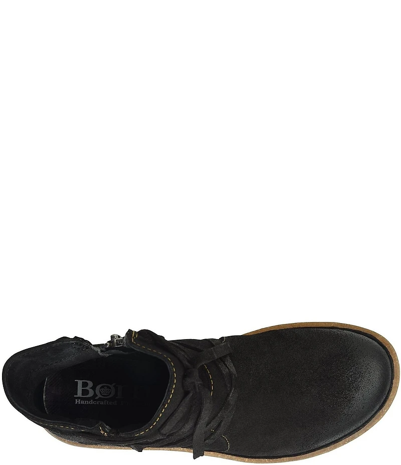 Born Tarkiln Leather Wrap Booties