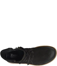 Born Tarkiln Leather Wrap Booties