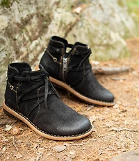 Born Tarkiln Leather Wrap Booties