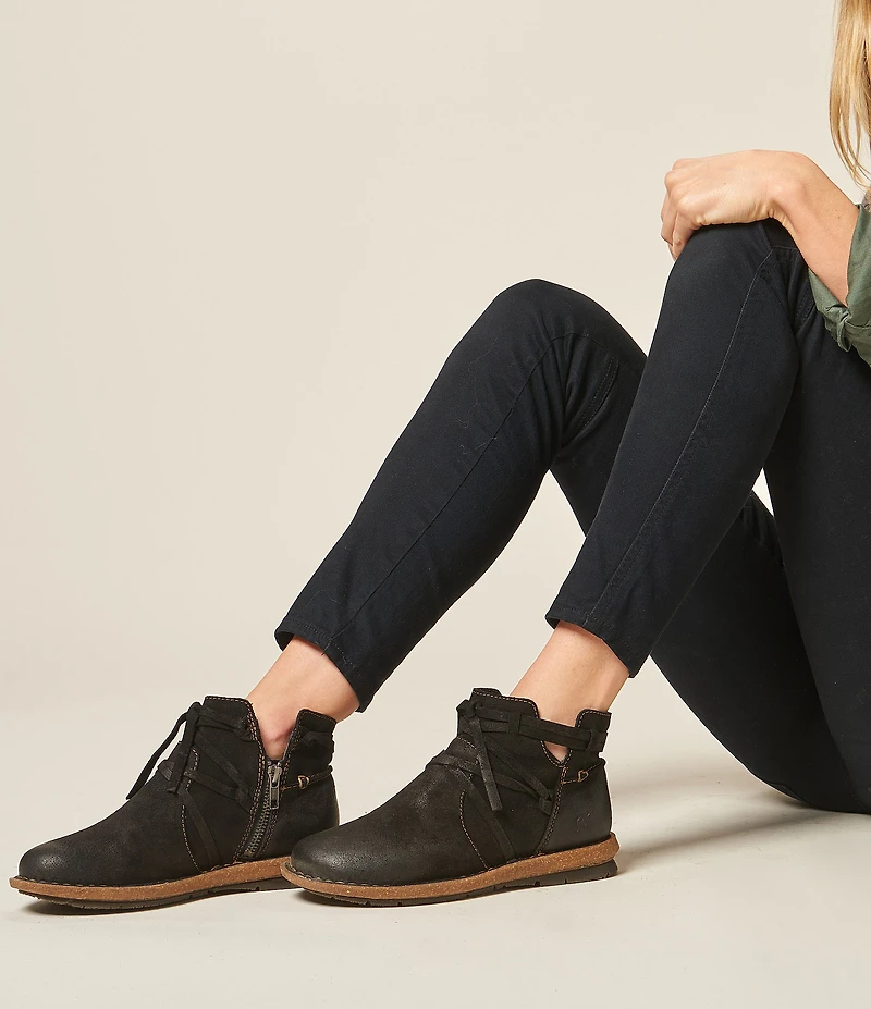 Born Tarkiln Leather Wrap Booties