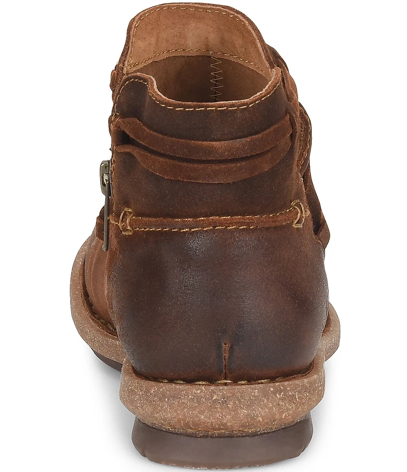 Born Tarkiln Leather Wrap Booties