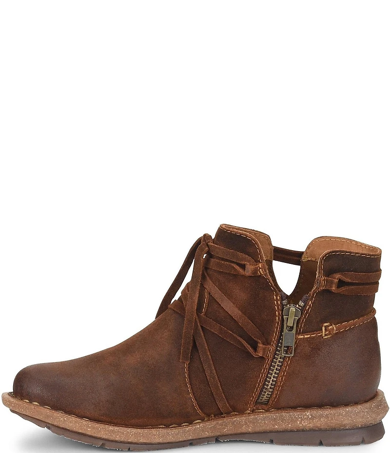Born Tarkiln Leather Wrap Booties