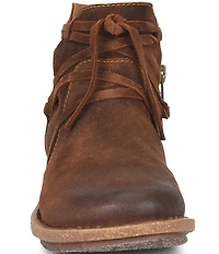 Born Tarkiln Leather Wrap Booties
