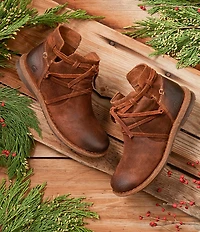 Born Tarkiln Leather Wrap Booties