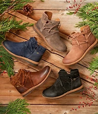 Born Tarkiln Leather Wrap Booties