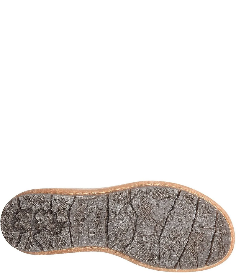 Born Thia Distressed Leather Dual Zip Ankle Booties