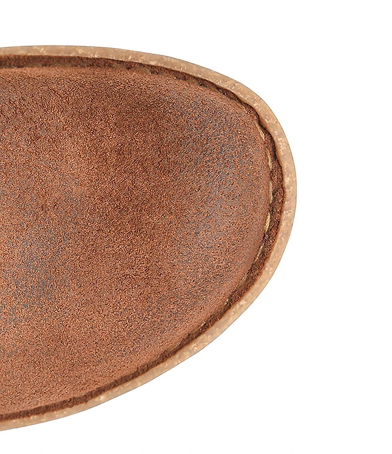 Born Vaughn Distressed Suede Wedge Ankle Booties