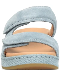 Born Vivian Suede Hook-and-Loop Double Banded Slide Sandals