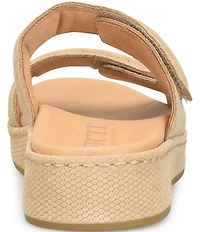 Born Vivian Suede Hook-and-Loop Double Banded Slide Sandals