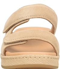 Born Vivian Suede Hook-and-Loop Double Banded Slide Sandals
