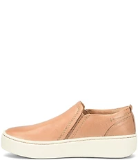 Born Women's Mira Leather Platform Slip On Sneakers