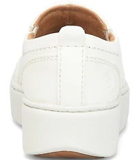 Born Women's Mira Leather Platform Slip On Sneakers