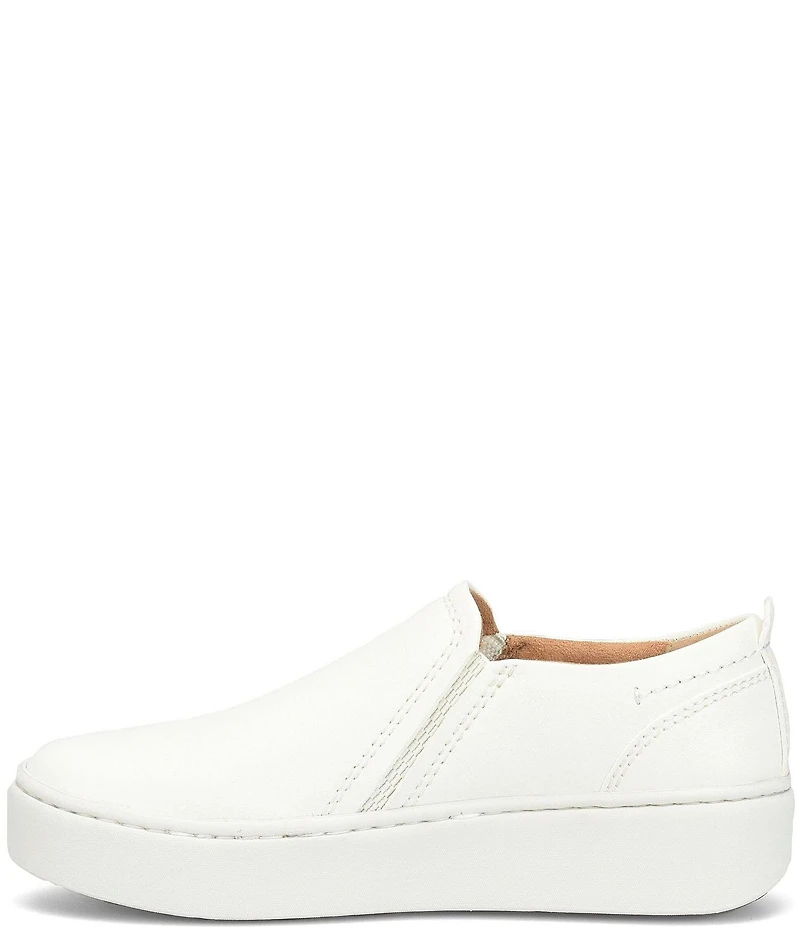 Born Women's Mira Leather Platform Slip On Sneakers