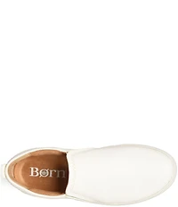 Born Women's Mira Leather Platform Slip On Sneakers
