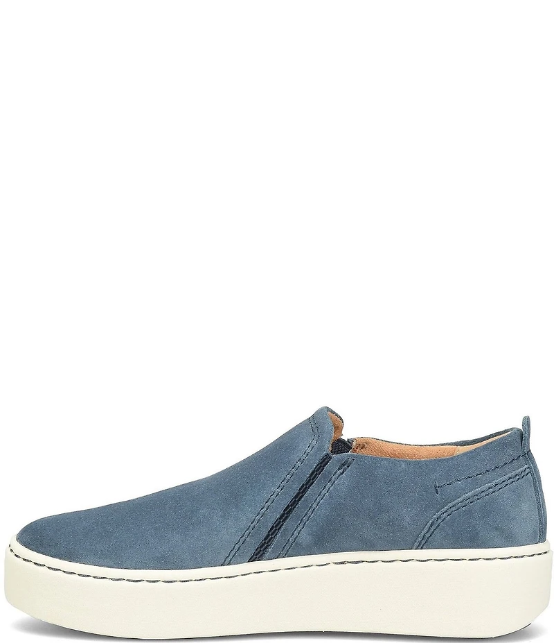 Born Women's Mira Suede Platform Slip On Sneakers