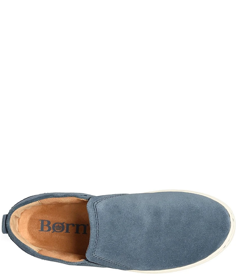Born Women's Mira Suede Platform Slip On Sneakers