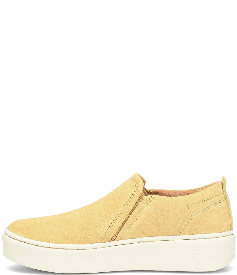 Born Women's Mira Suede Platform Slip On Sneakers