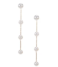 Southern Living x Borrowed & Blue Pearl Linear Drop Earrings