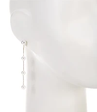 Southern Living x Borrowed & Blue Pearl Linear Drop Earrings