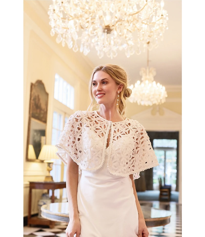 Southern Living x Borrowed & Blue Pearl Linear Drop Earrings