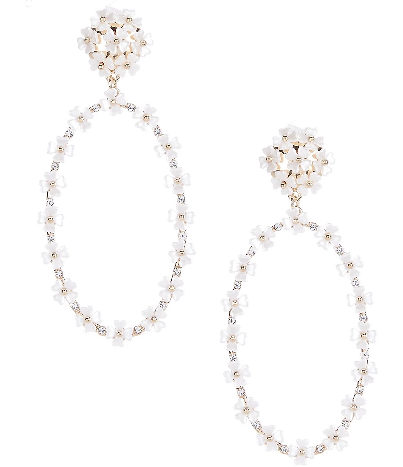 Southern Living x Borrowed & Blue Flower Orbital Earrings