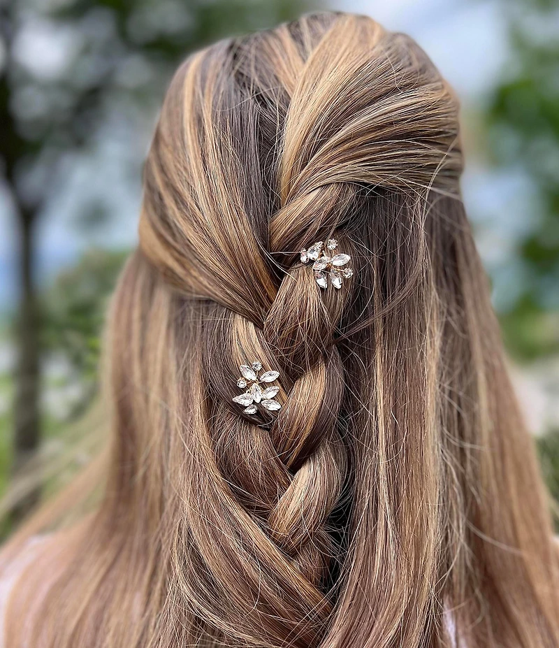 Southern Living x Borrowed & Blue Stone Cluster Hair Pin Set