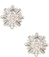 Southern Living x Borrowed & Blue Stone Flower Crystal Drop Earrings