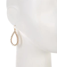 Southern Living x Borrowed & Blue Stone Teardrop Crystal Orbital Drop Earrings