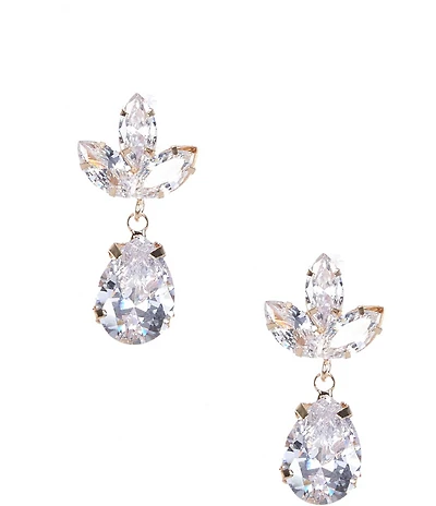 Southern Living x Borrowed & Blue Teardrop Crystal Stud Earrings