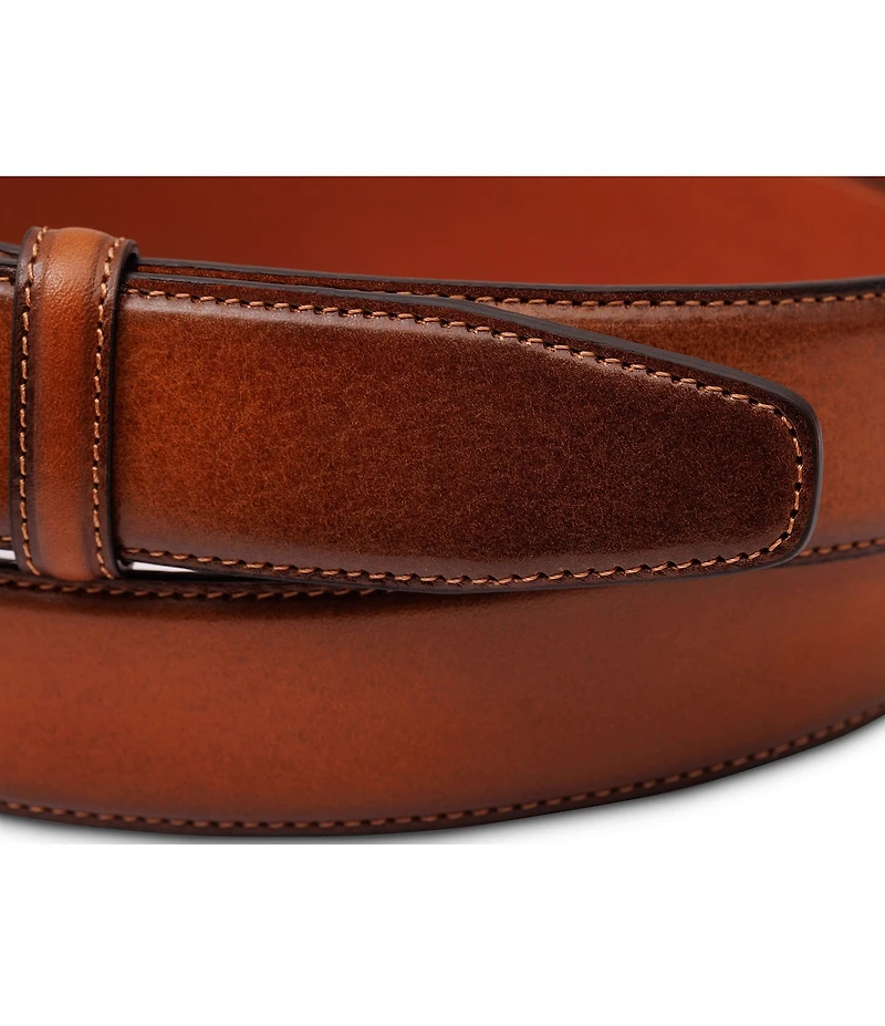 Bosca Venice Old Leather Smocked Belt