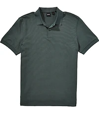 BOSS Bubble-Structure Short Sleeve Polo Shirt
