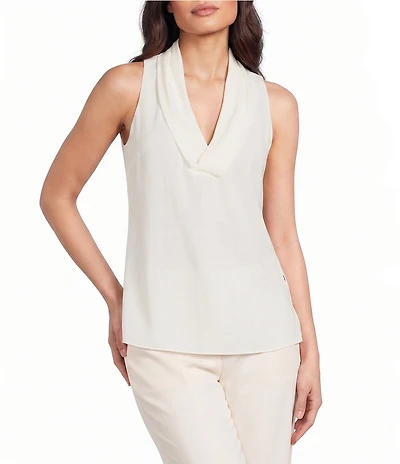 BOSS By Hugo Boss Bolaru High V-Neck Sleeveless Blouse