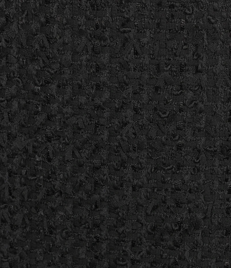 BOSS By Hugo Boss Coordinating Fringe Tweed A-Line Mini Skirt