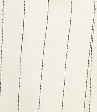 BOSS by Hugo Boss Dagania Pinstripe Linen Blend V-Neck Sleeveless Wrap Dress