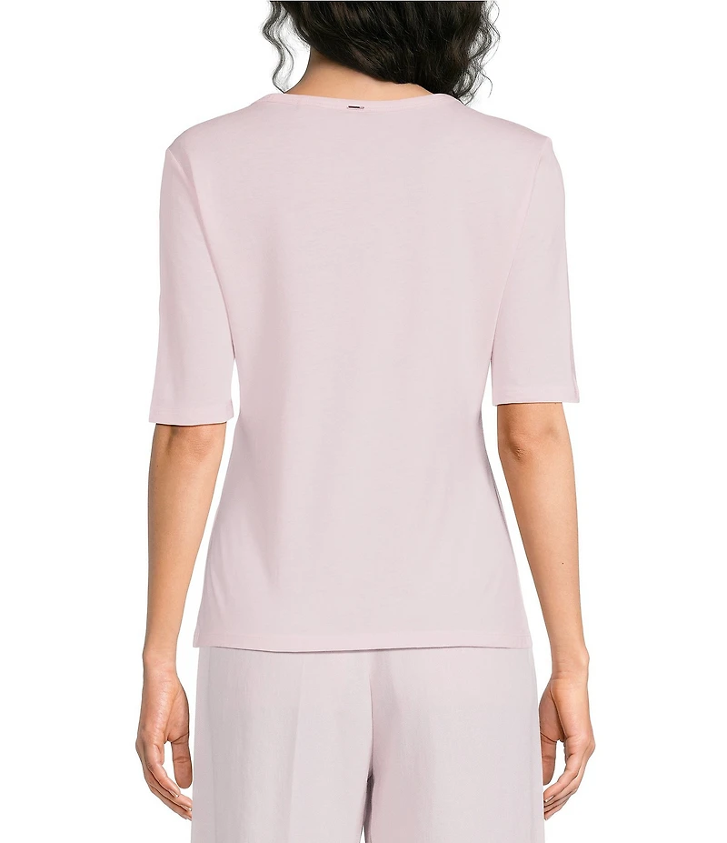 BOSS By Hugo Boss Evyta Crew Neck Short Sleeve Tee