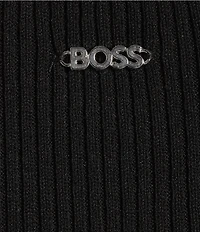 BOSS by Hugo Boss Fahara Solid Knit Crew Neck Button Front Cardigan