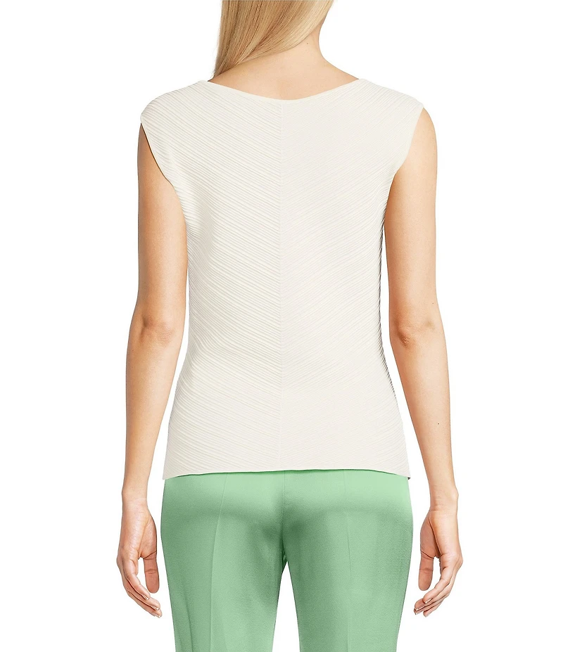 BOSS by Hugo Boss Faitini Ribbed Knit V-Neck Sleeveless Top