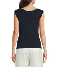 BOSS by Hugo Boss Faitini Ribbed Knit V-Neck Sleeveless Top