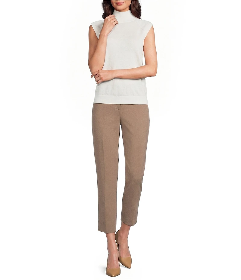 BOSS by Hugo Boss Fipini Merino Gauge Turtleneck Sleeveless Top