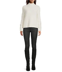 BOSS By Hugo Boss Fubrinna Cashmere Wool Knit Turtleneck Long Sleeve Sweater