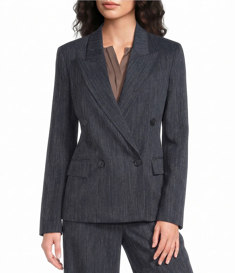 BOSS by Hugo Boss Jaleto Malange Peak Lapel Collar Long Sleeve Double-Breasted Coordinating Jacket