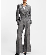 BOSS By Hugo Boss Jelsia Peak Lapel Long Sleeve Wrap Blazer