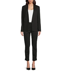 BOSS by Hugo Boss Jemma Deep V-Neck Long Sleeve Single Breasted Blazer