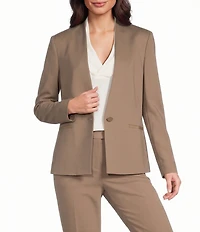 BOSS By Hugo Boss Jemma V-Neck Long Sleeve Blazer