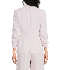 BOSS By Hugo Boss Jia Notch Lapel Bracelet Sleeve Blazer