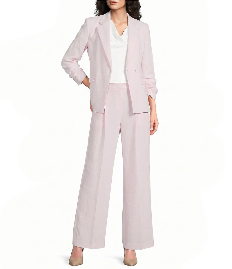 BOSS By Hugo Boss Jia Notch Lapel Bracelet Sleeve Blazer