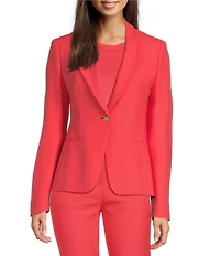BOSS by Hugo Boss Jia Notch Lapel Long Sleeve Blazer