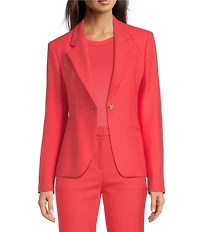 BOSS by Hugo Boss Jia Notch Lapel Long Sleeve Blazer